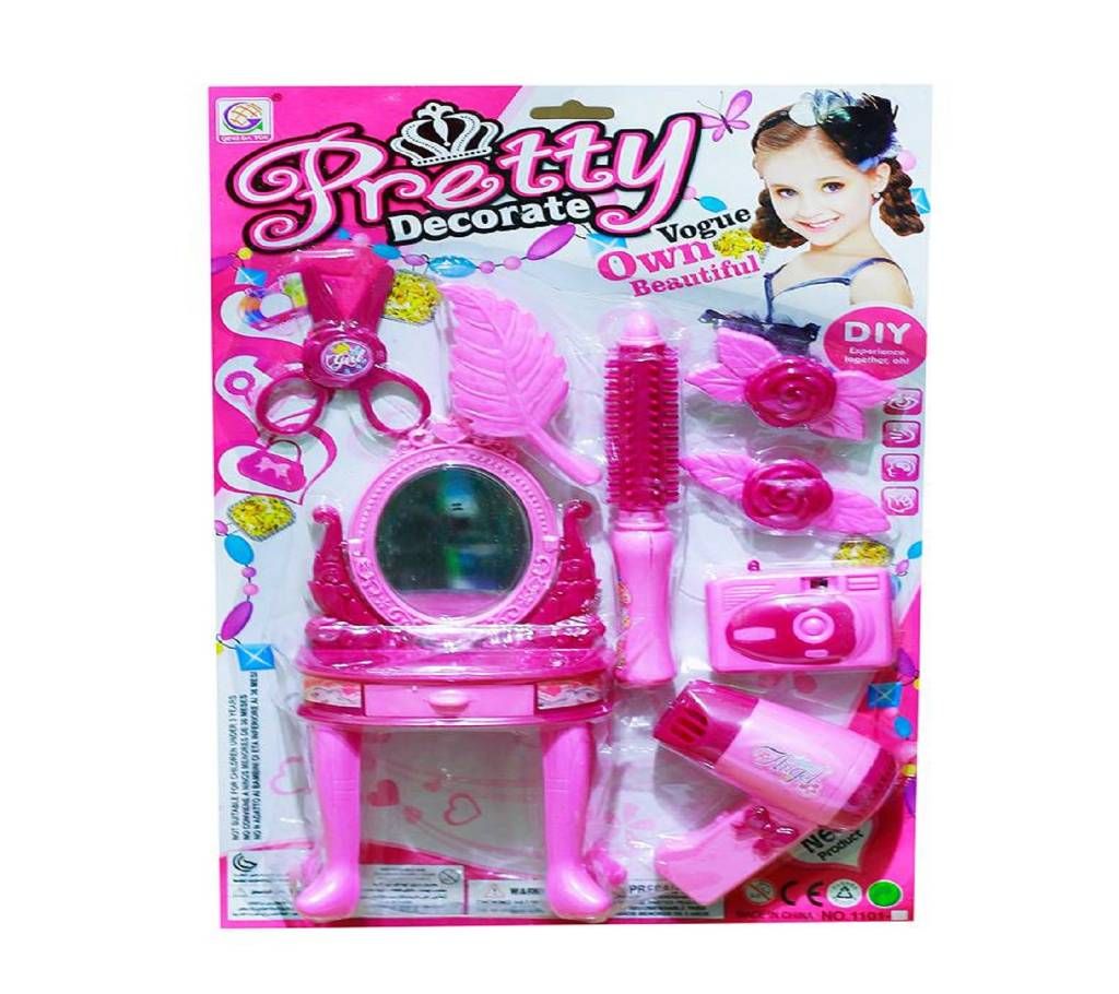 Pretty Girl Dressing Table Toys Set For Kids