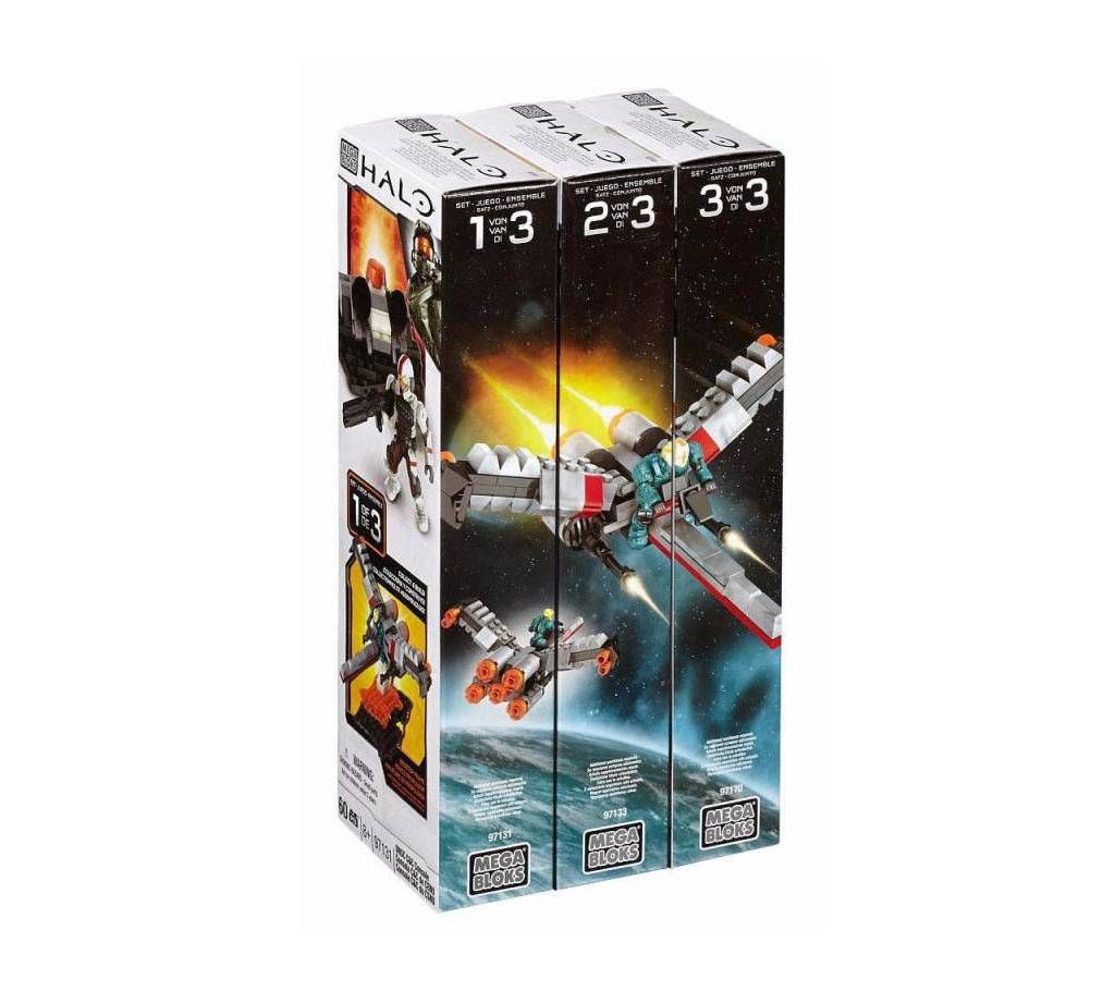 Mega Bloks-Halo Build And Collect - Set Of 3