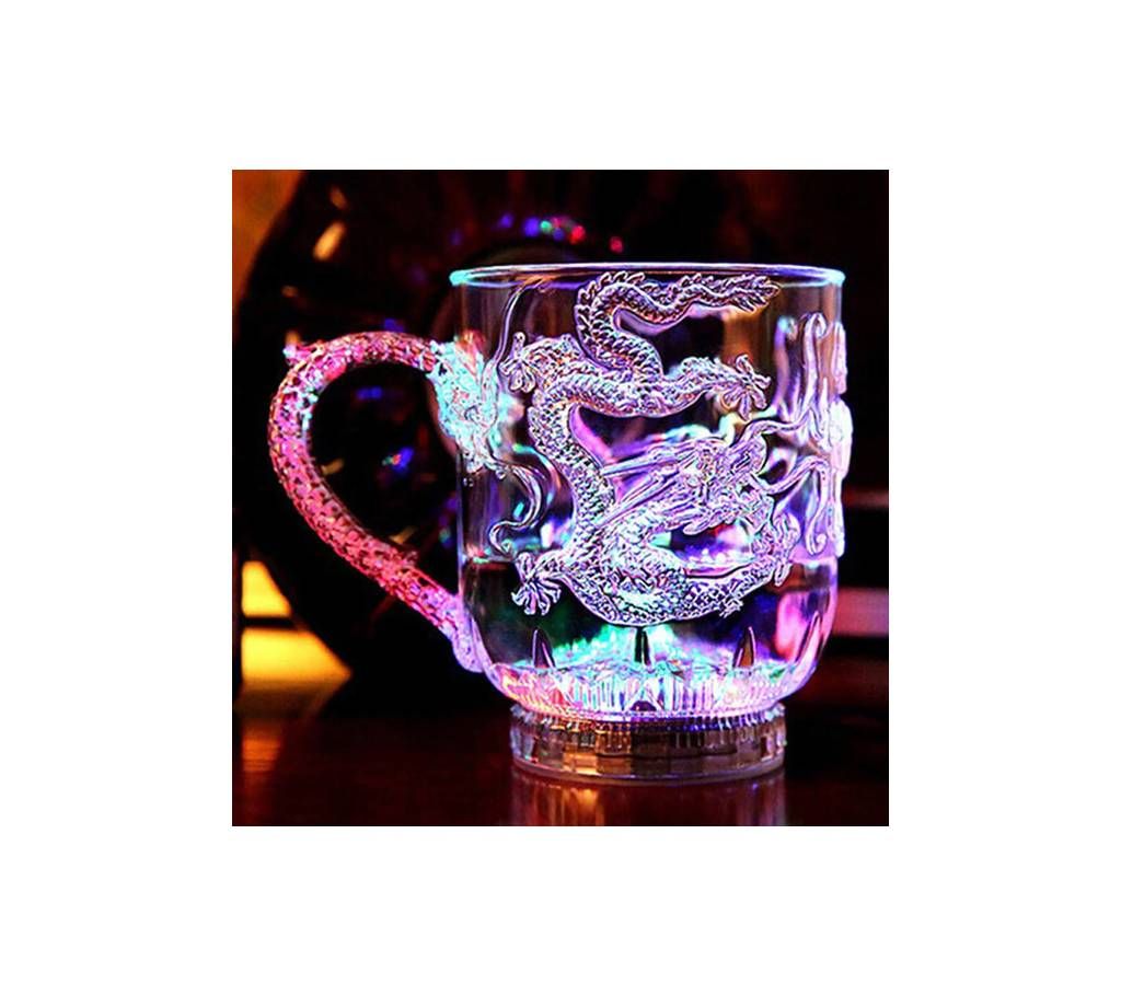 LED Flash Color Changing Dragon Cup Water Activated Light Mug