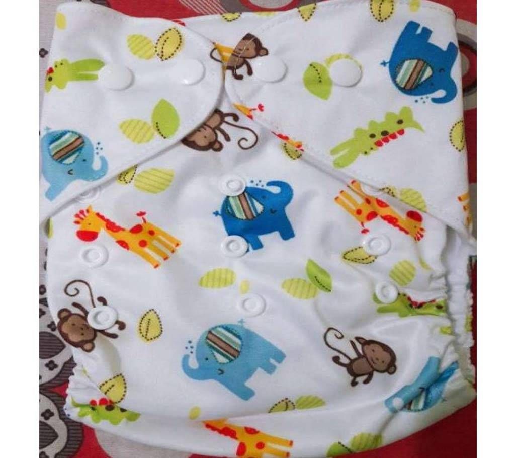 Washable Cloth Diaper Pant - White