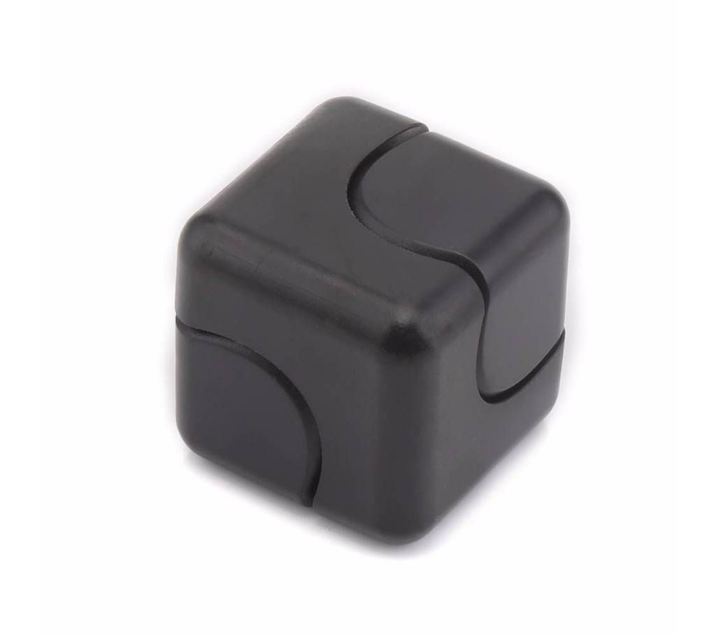 Cube Gyro Fidget Spinner stress reducer toy-Black