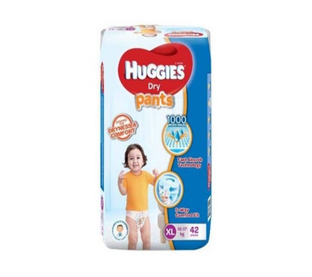 Huggies Dry Pants-XL (12-17kg) 42 pcs