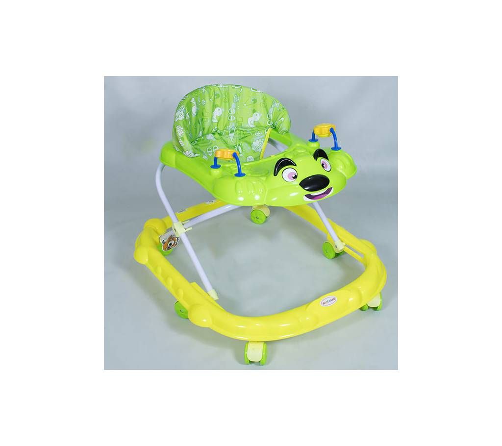 Light-green Cartoon design baby Walker