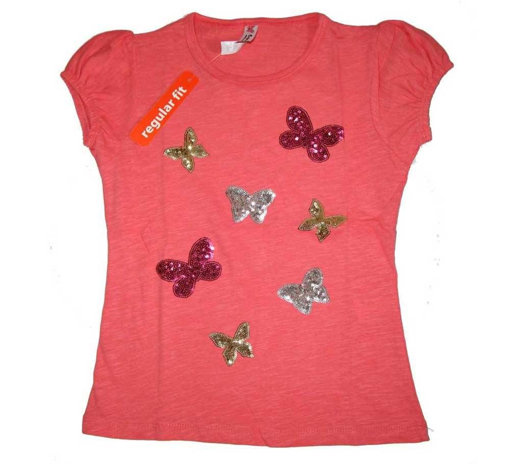 Attractive Butterfly Girls Tshirt