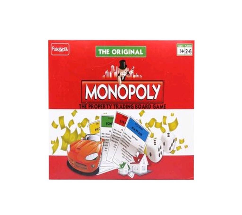 Monopoly Trading Board Game - Multicolor