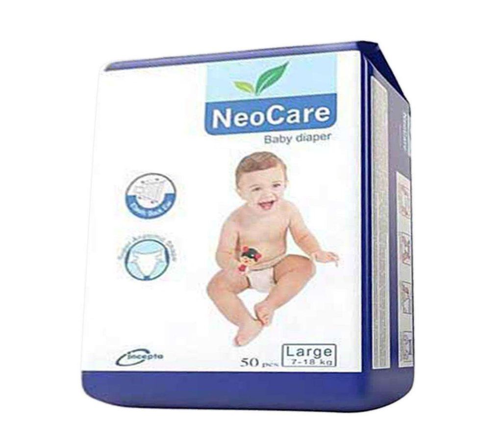 NeoCare Belt System Baby Diaper L (7-18 kg) - 50pcs