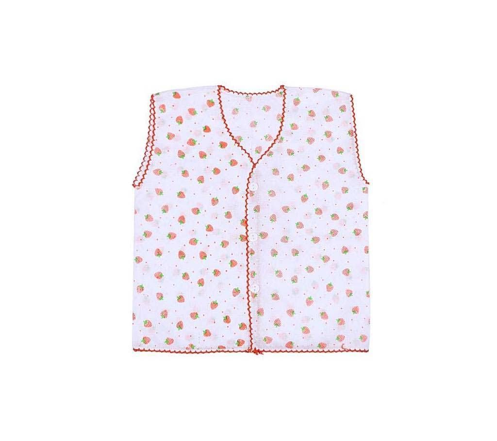 Red and White Cotton Nima For Baby