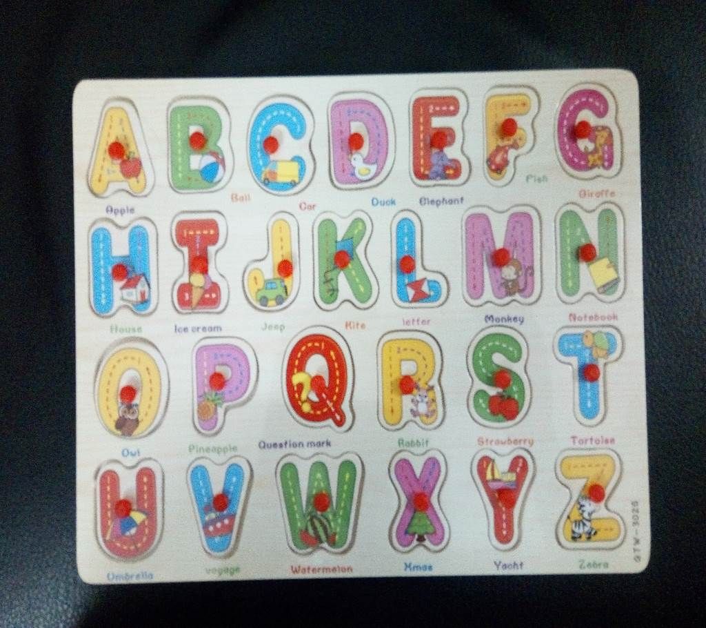English alphabets block puzzles