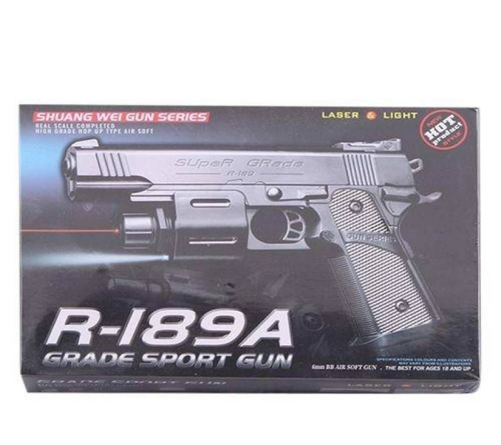 R-189A GRADE SPORT GUN TOY - BLACK