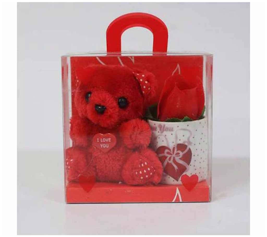 I Love You Panda doll gift box