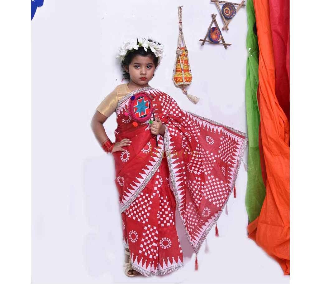 Boishakhi saree for baby girl