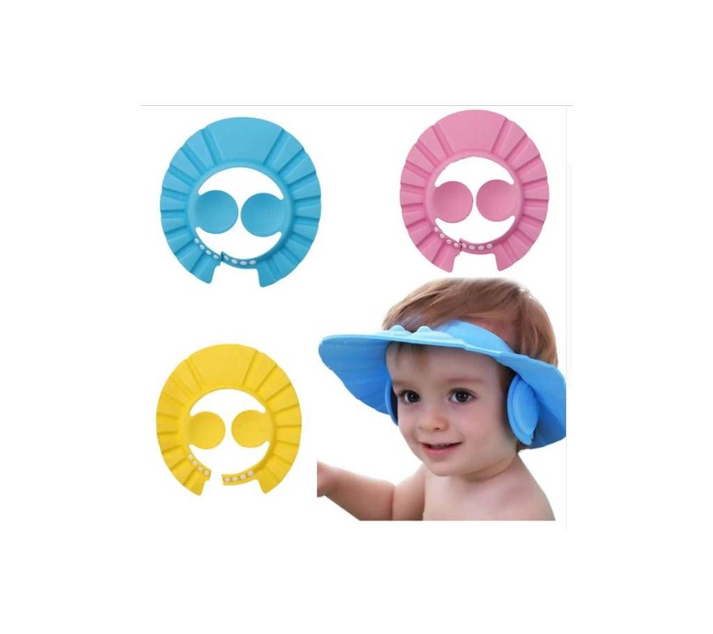 Shower Cap Protect Shampoo Kids Bath Visor Hat Hair Wash Shield For Children
