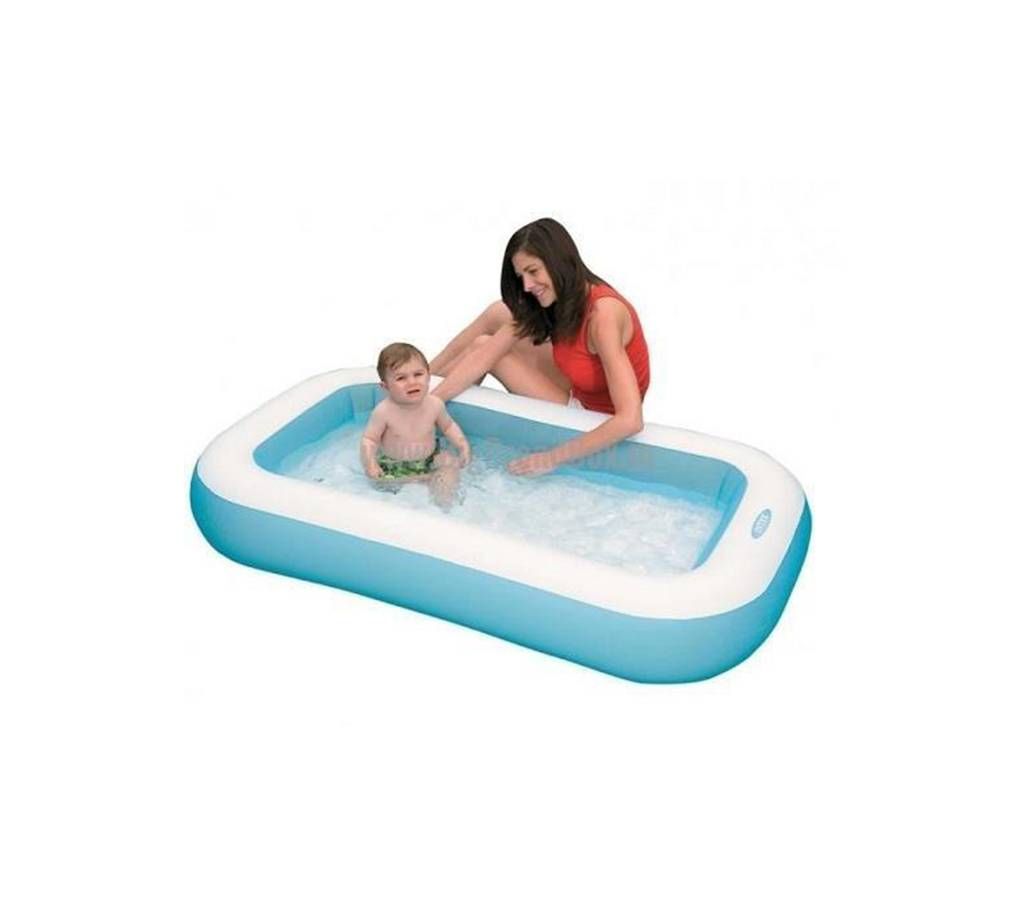 Baby Swimming Pool with Air Pump (With Ball 50 Pcs) For Three or Four Baby