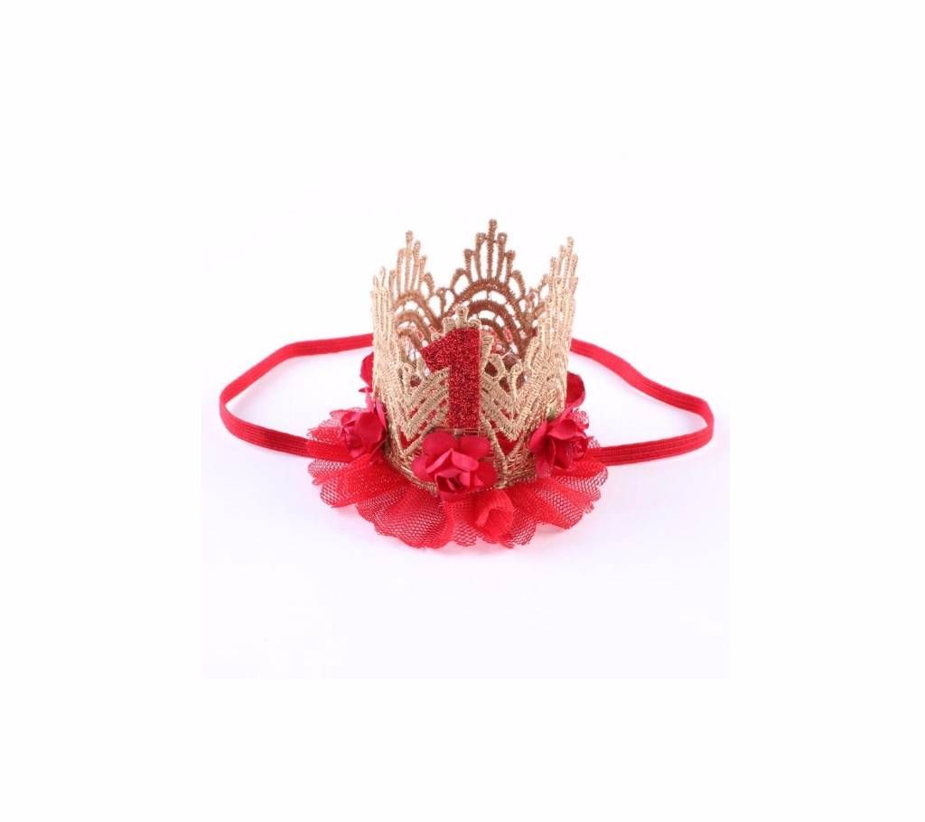 Crown Elastic Flower Baby Hair Band