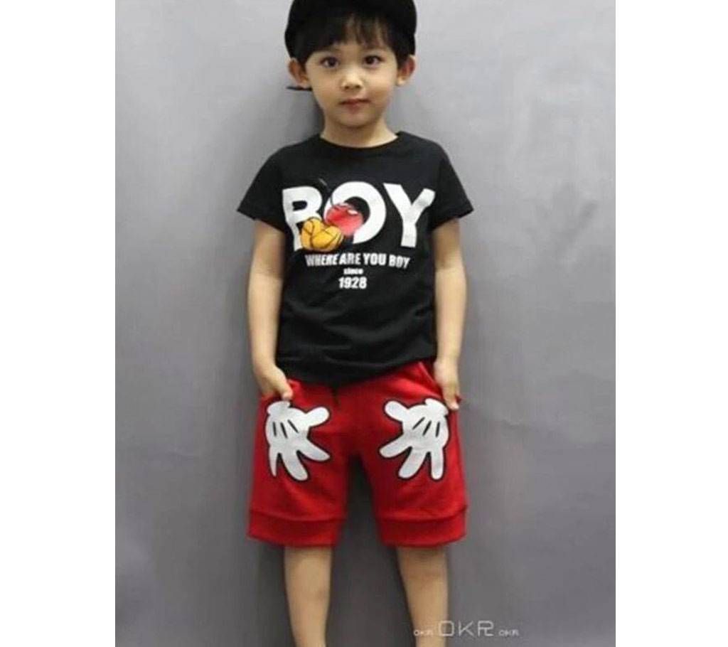 boys exclusive t-shirt set