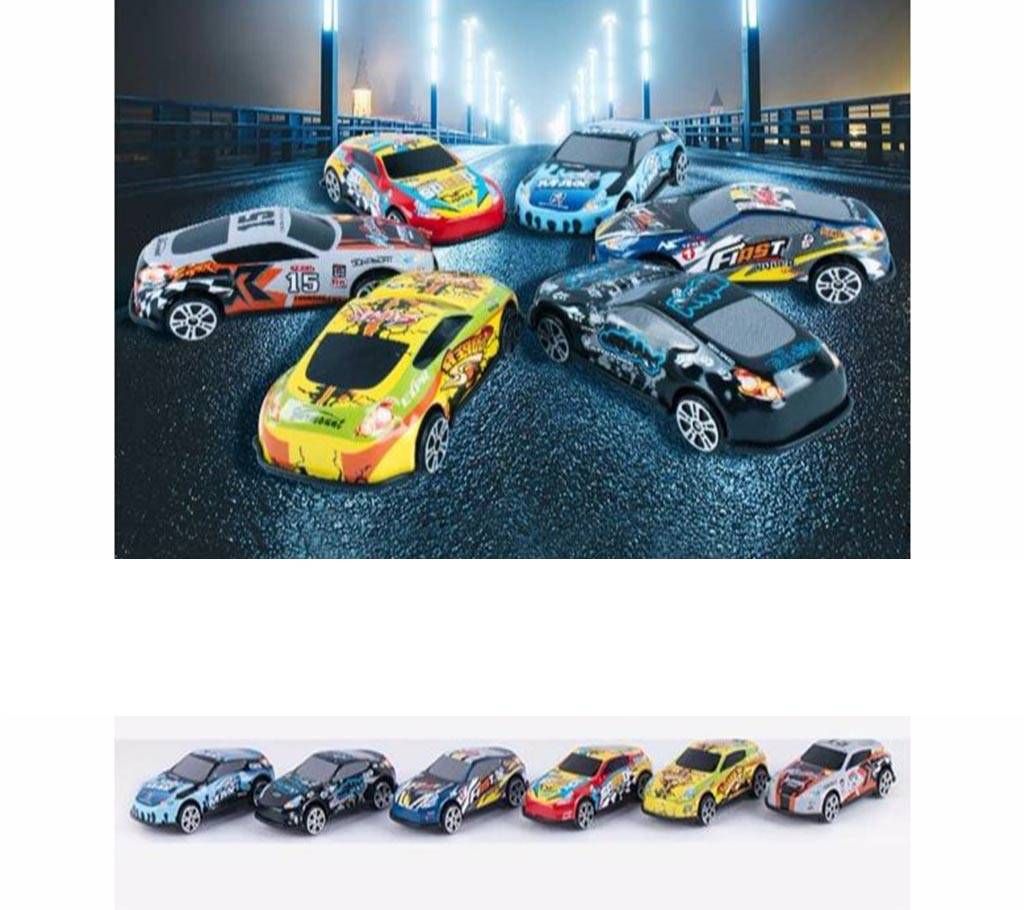 6.6cm Model Metal Racing Car Toys-6Pcs Set