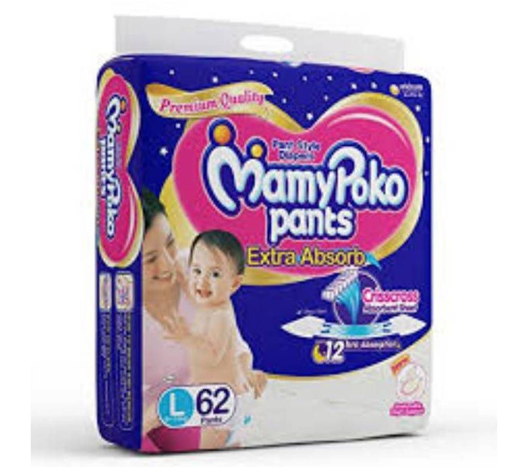 Mamy Poko Dry Pants  (L-62 Pcs)