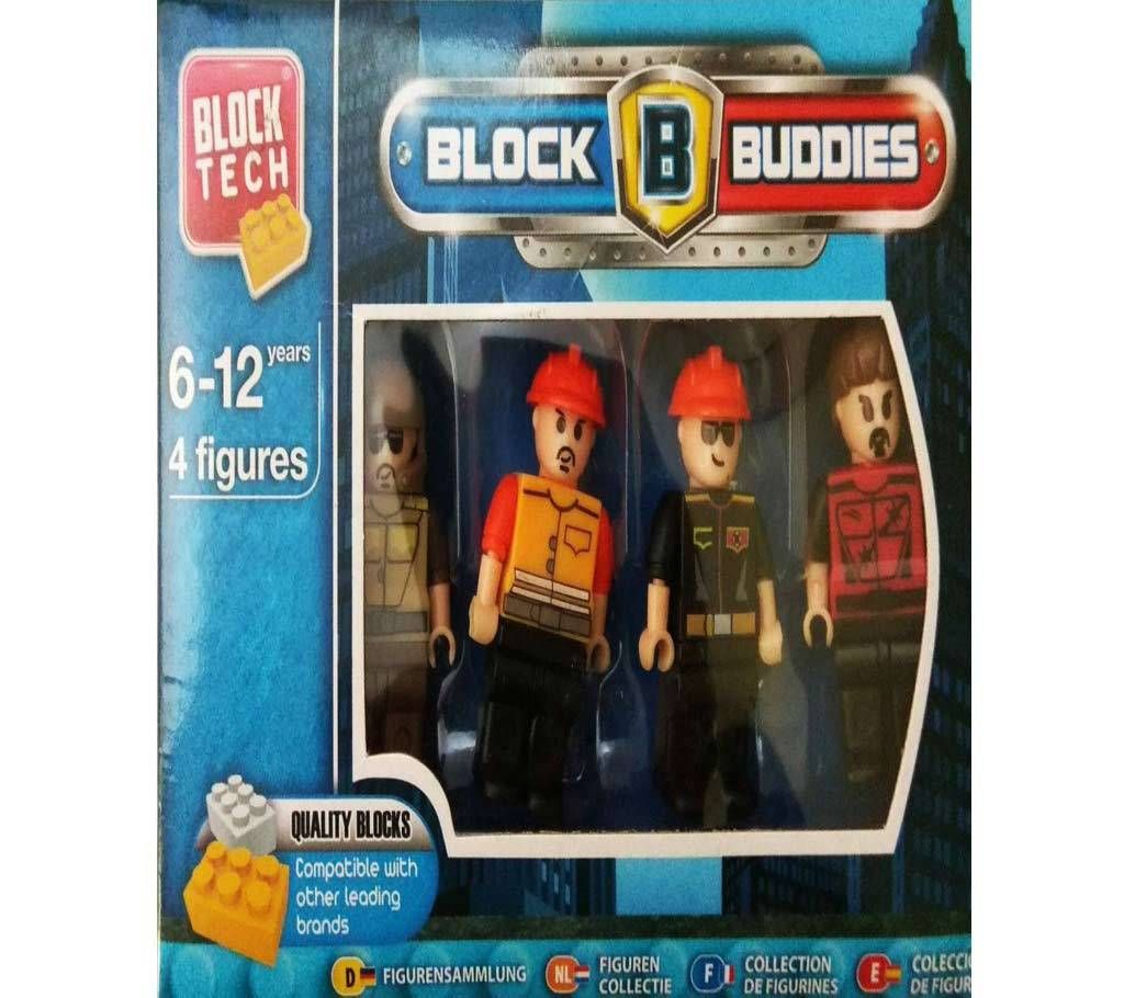 Block Tech Block Buddies - 4 Figures