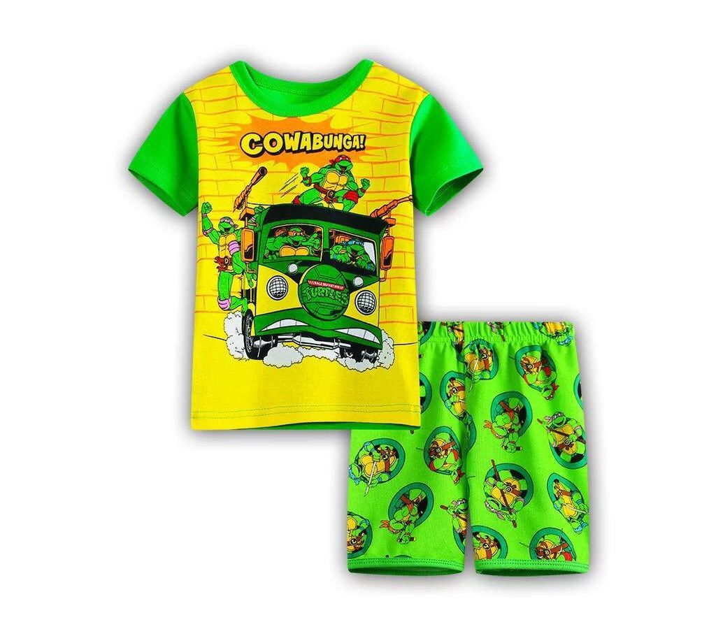 boys exclusive R-neck s/s t-shirt set