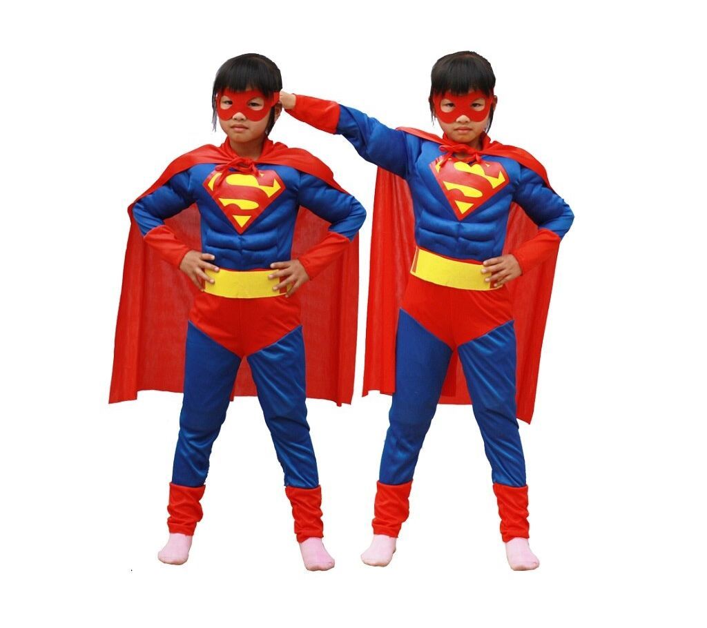 superman full dress -red and blue best gift for kids