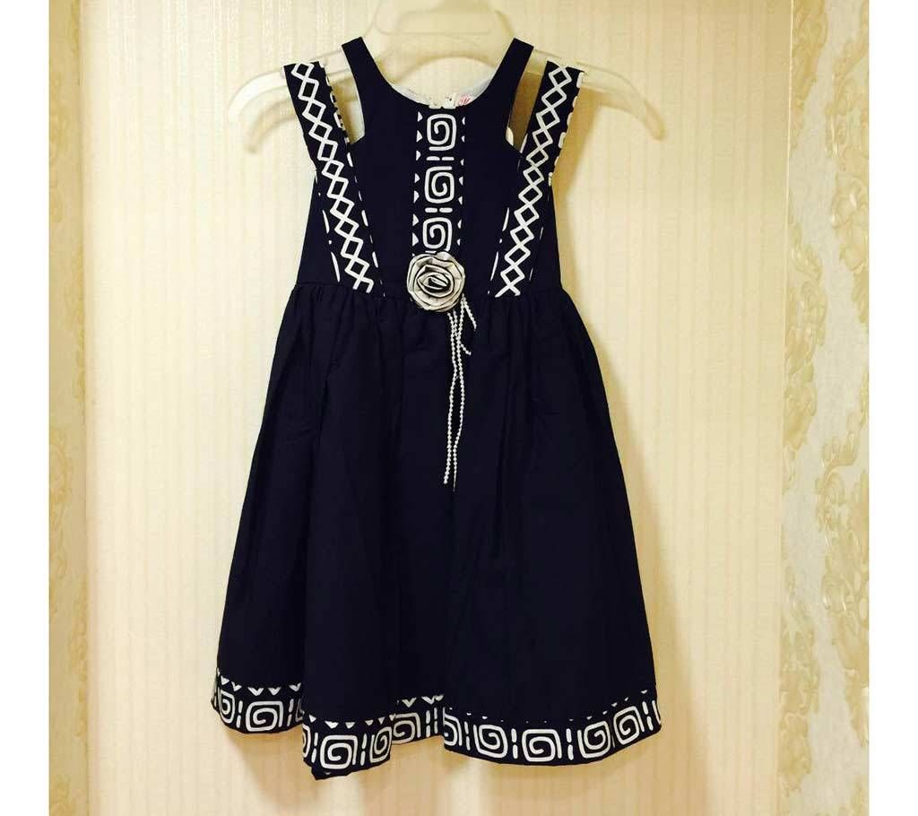 Baby Girls Sleeveless cotton frock 