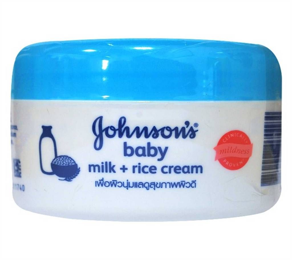 Johnson's Baby Milk & Rice Cream-50gm Thailand