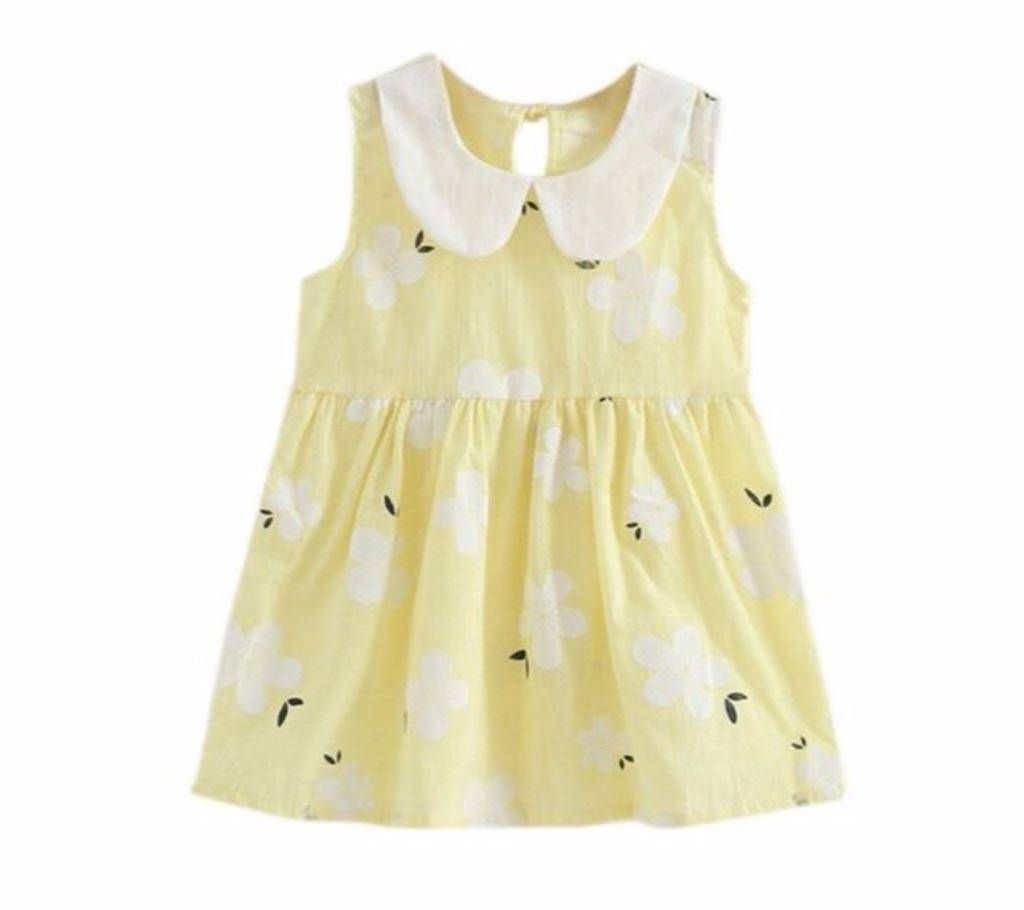 New  Girls Sweet Sleeveless Dress(10-20 months Baby)