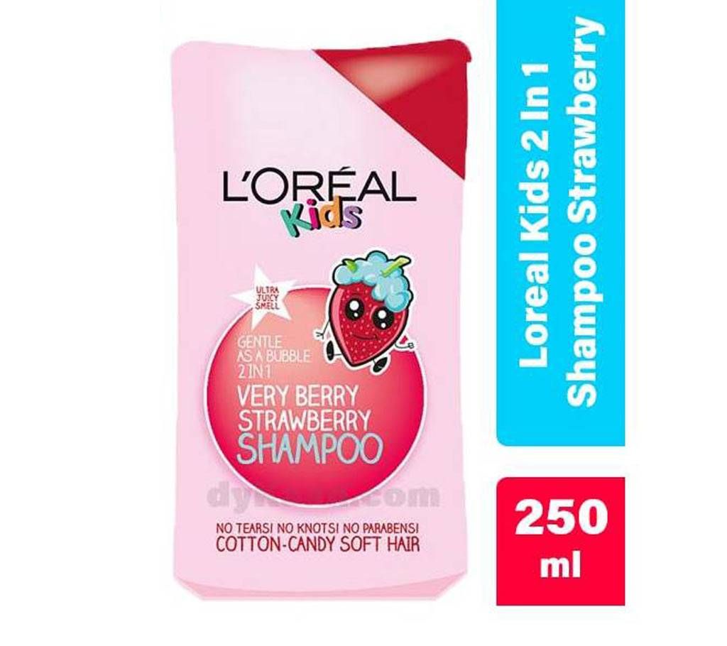 Loreal Kids 2 In 1 Shampoo Strawberry 250ml UK