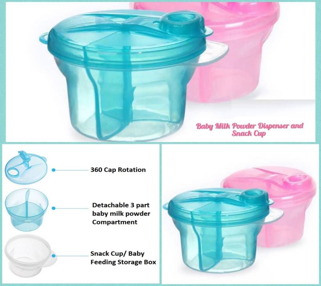 Baby Milk  Powder Formula Dispenser and Snack Cup
