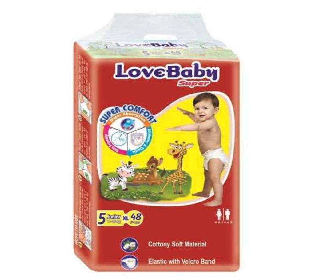 Love Baby Super Diaper 5 Junior Belt System XL 11-25 kg