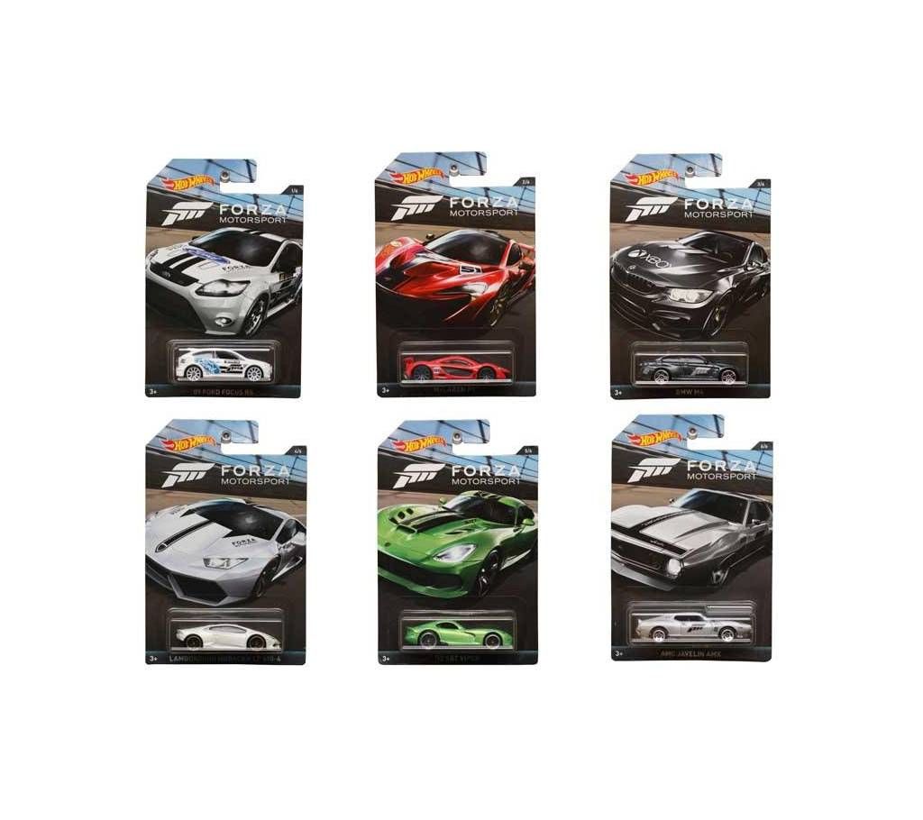 Die Cast Hot Wheels 2017 Forza Motorsport Complete Set of 6