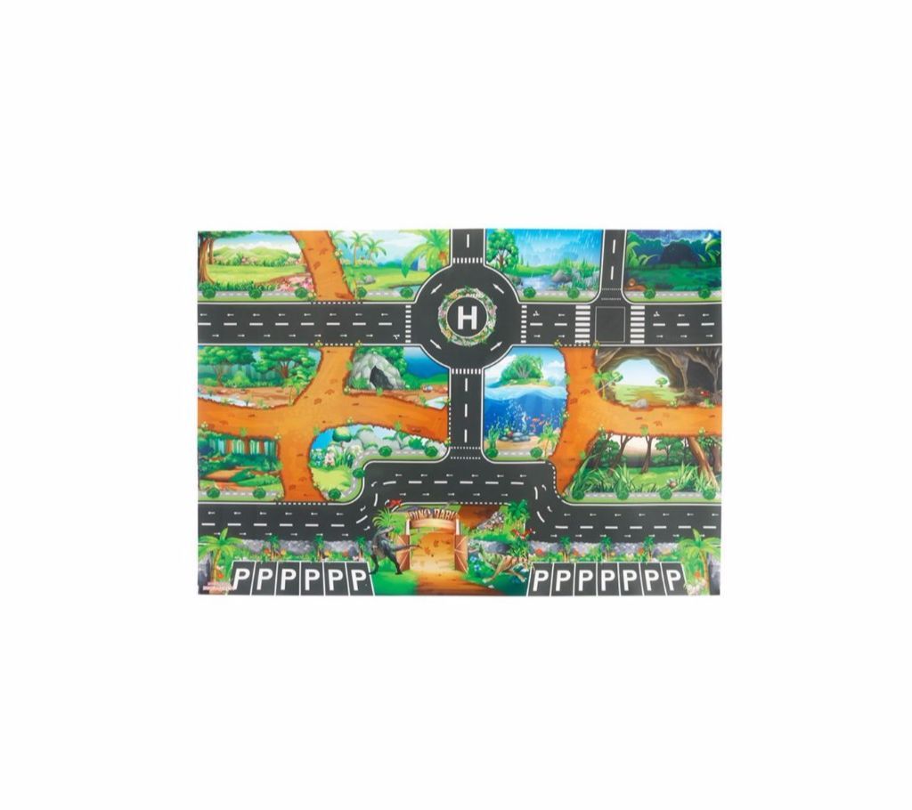 135*95cm Big Charming  Kids Dinosaur Park Waterproof Play Big Carpet 