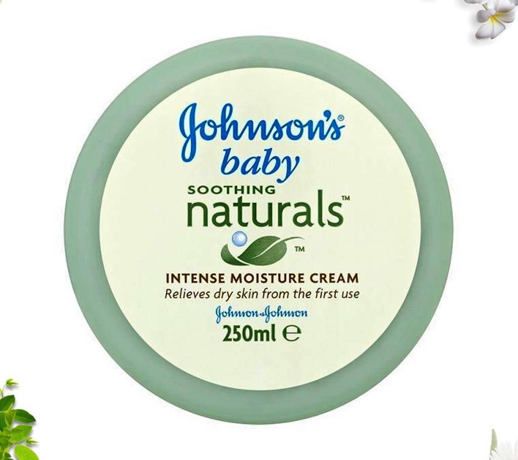 Johnsons Soothing Naturals Cream 250ml (EU)