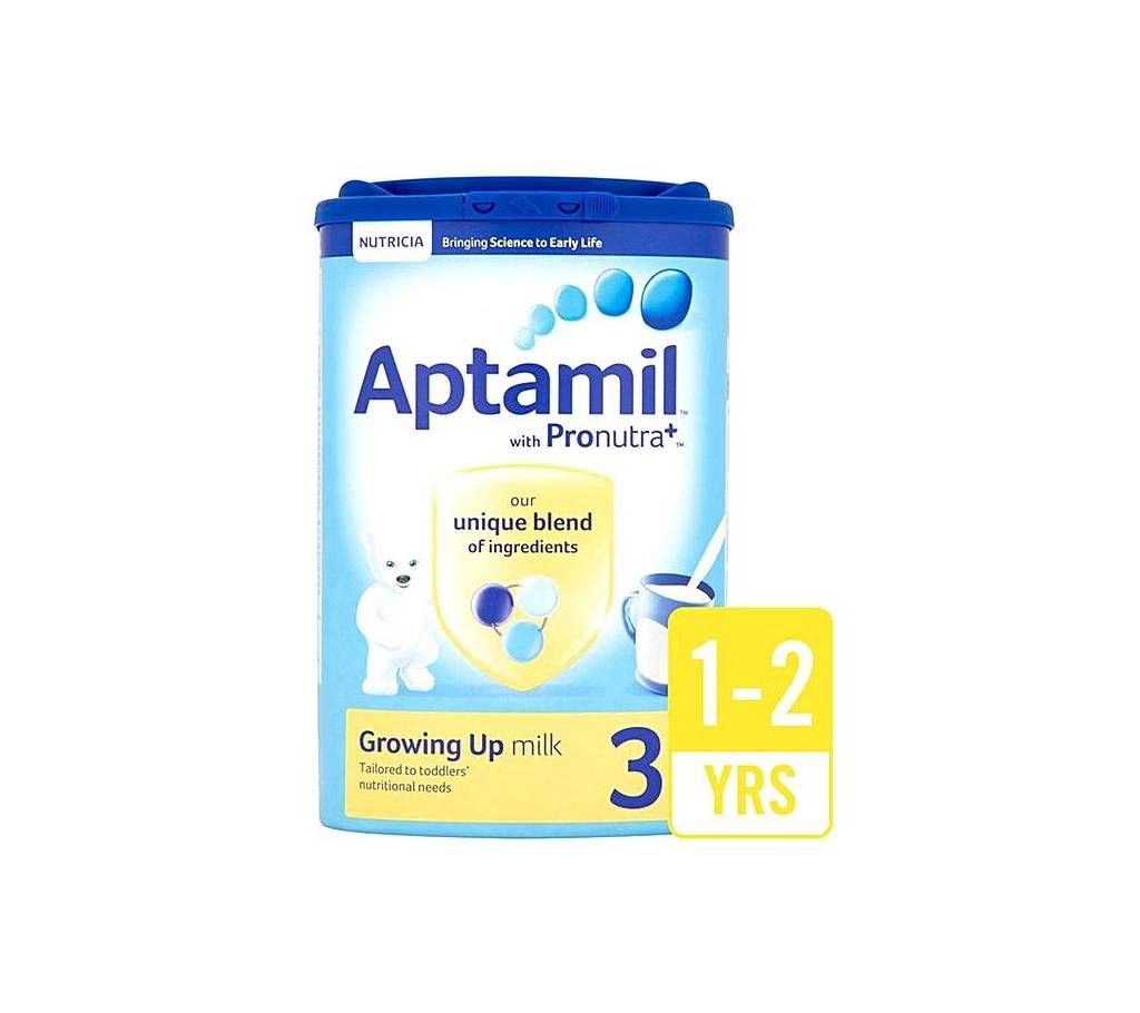 Aptamil 3 Growing Up Milk Powder-900g (for 1-2 Years) 