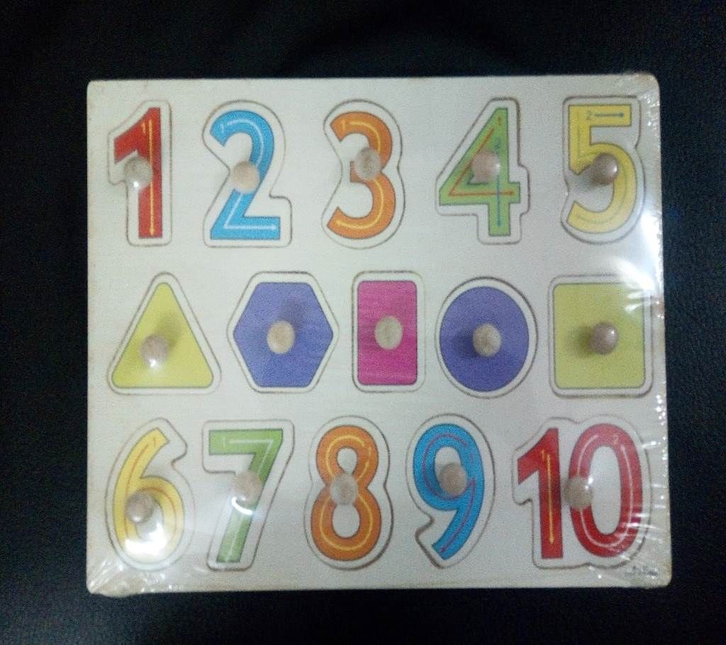 Numbers and Shapes puzzle block