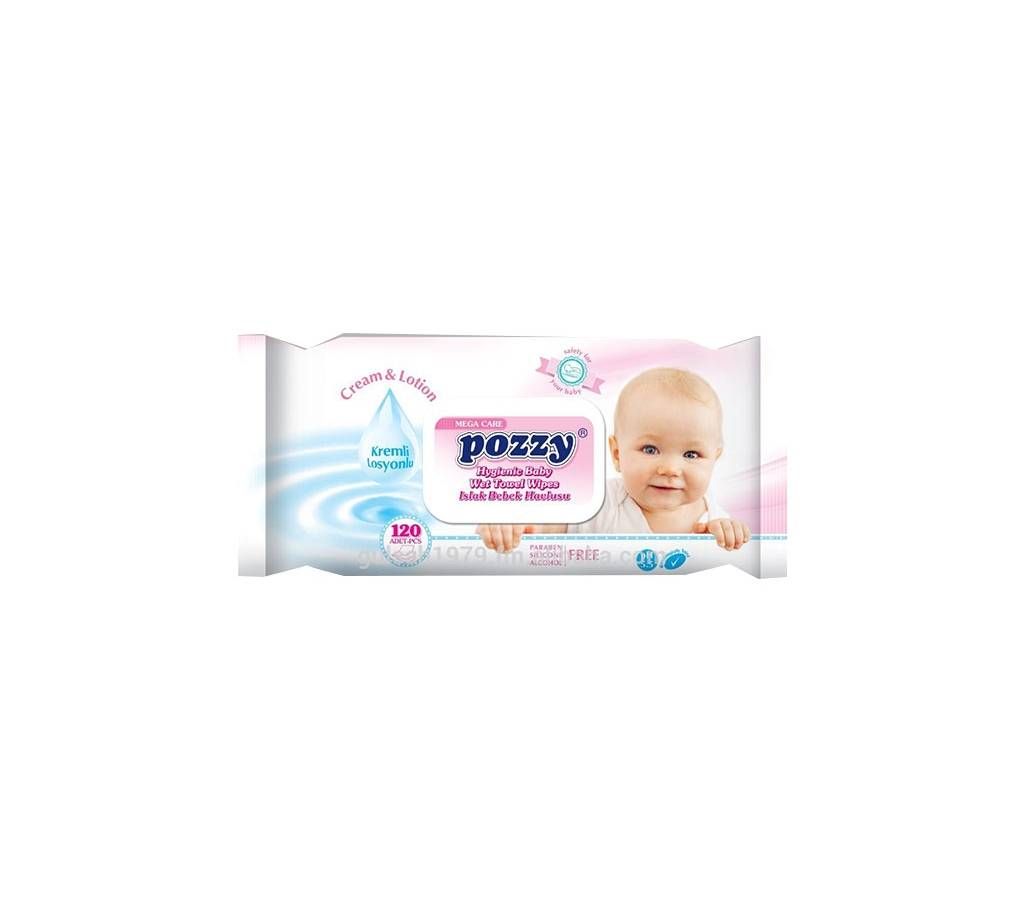 POZZY Baby Wipes 120P