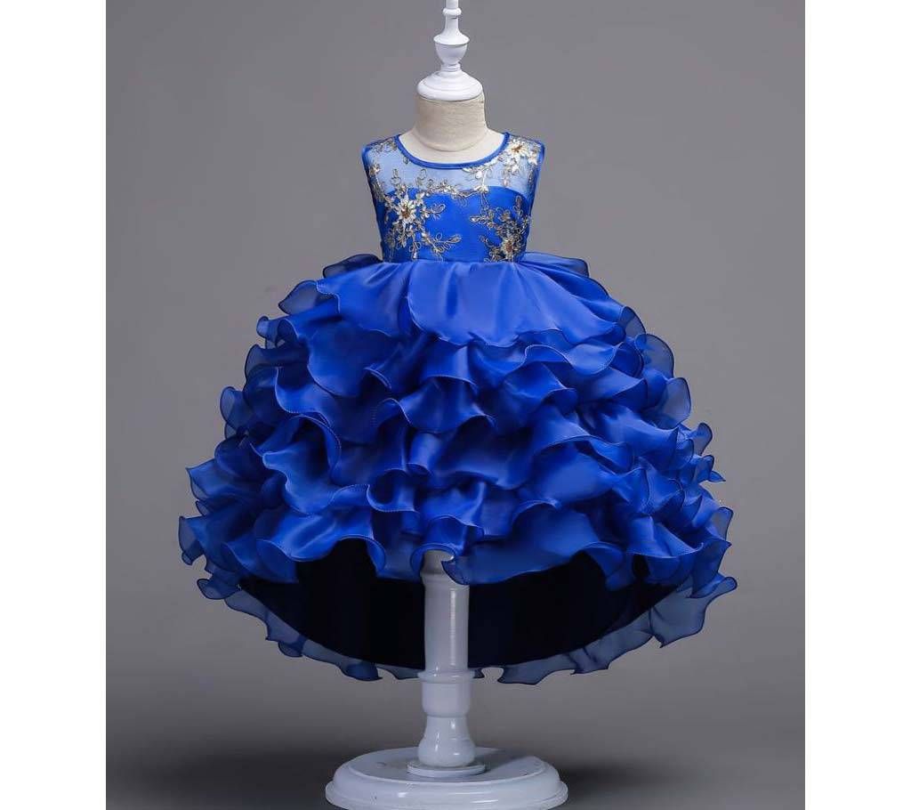 Baby Party Dress Royal Blue
