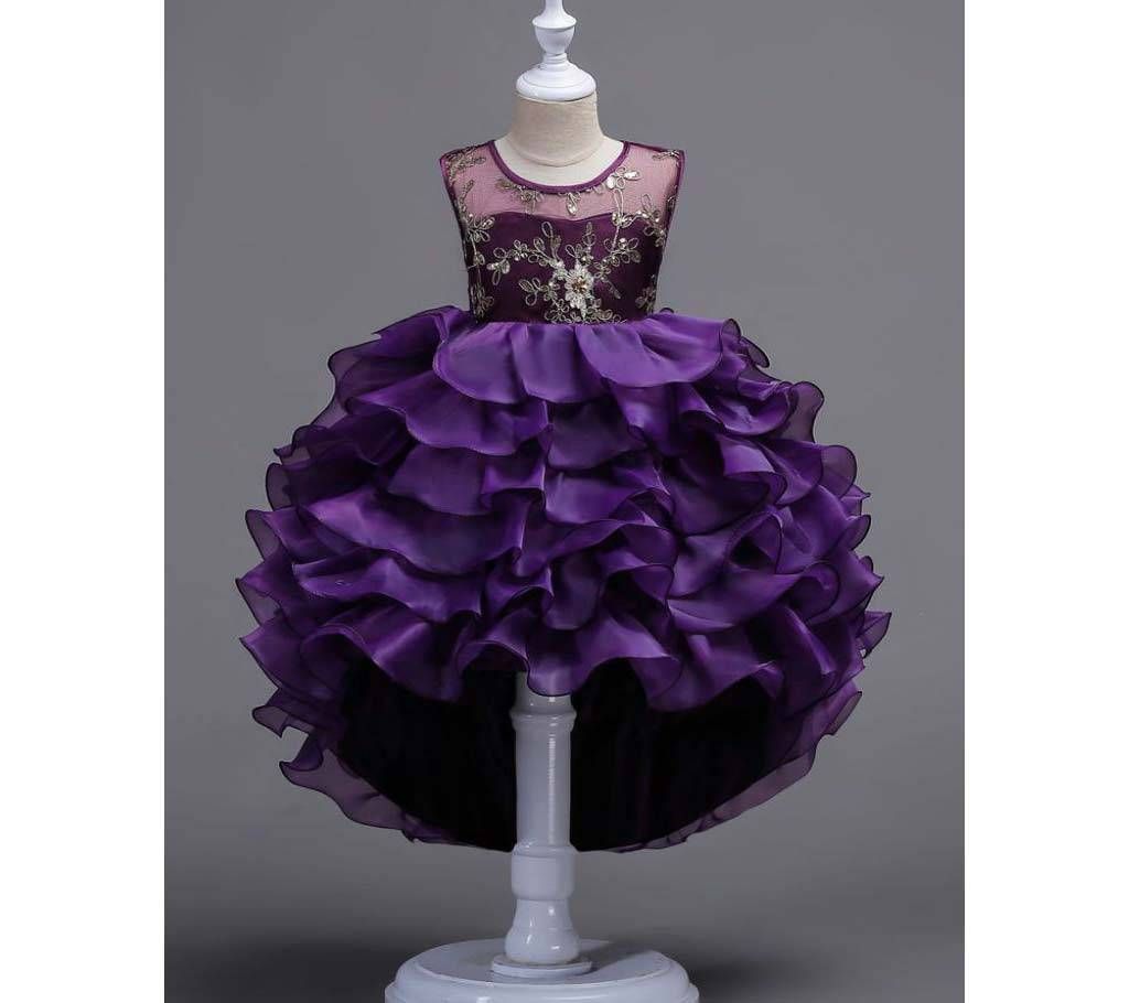 Baby Party Dress Deep Purple