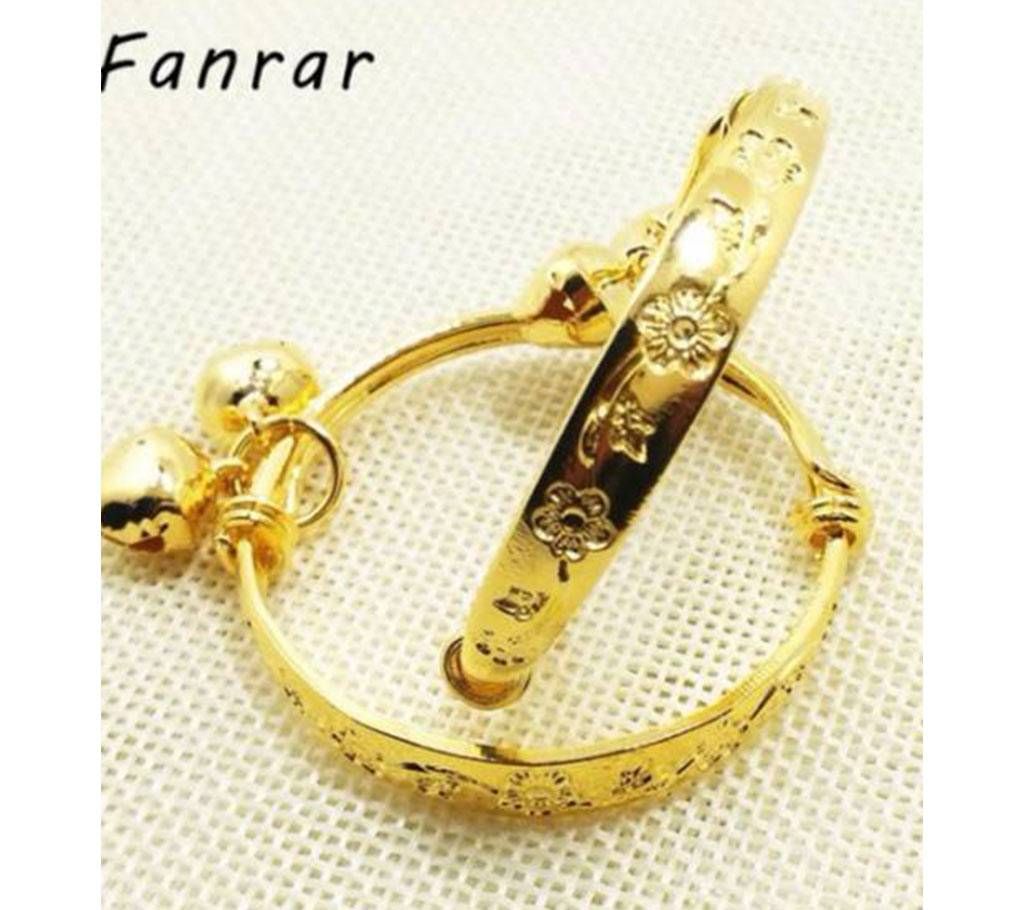 2PCS  Flower Bell Bracelet For Baby