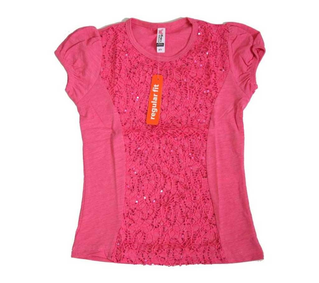 Cotton Net Girls T-Shirt
