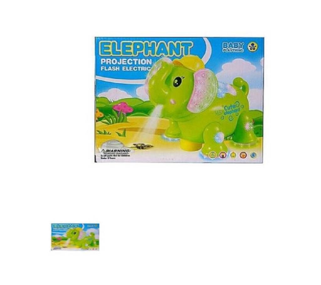 Elephant projection flash electric toy for kids