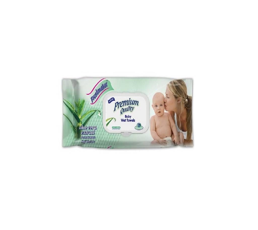 UNAC Premium Quality Baby Wet Wipes - 72 Pieces
