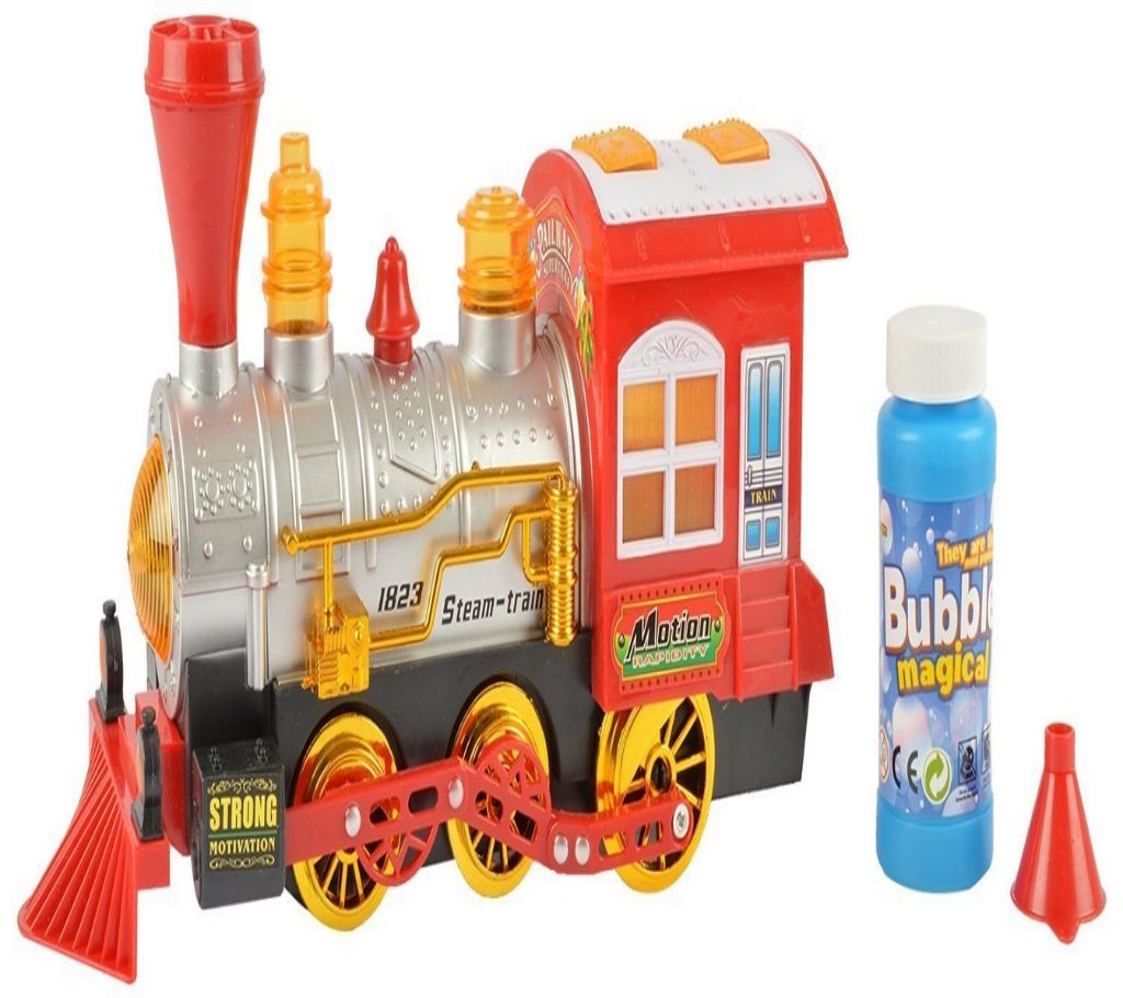 Happy Motion Papa Plastic Bubble Train (Multicolor)