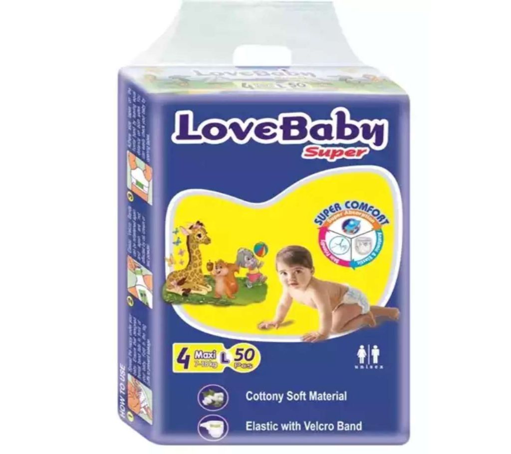 Love Baby Super Diaper 4 Maxi Belt L 7-18 kg