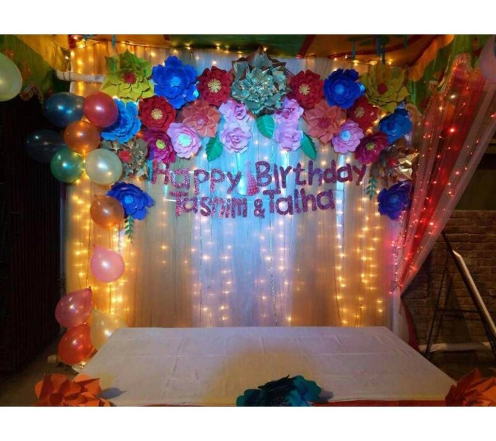 Glitter birthday banner 