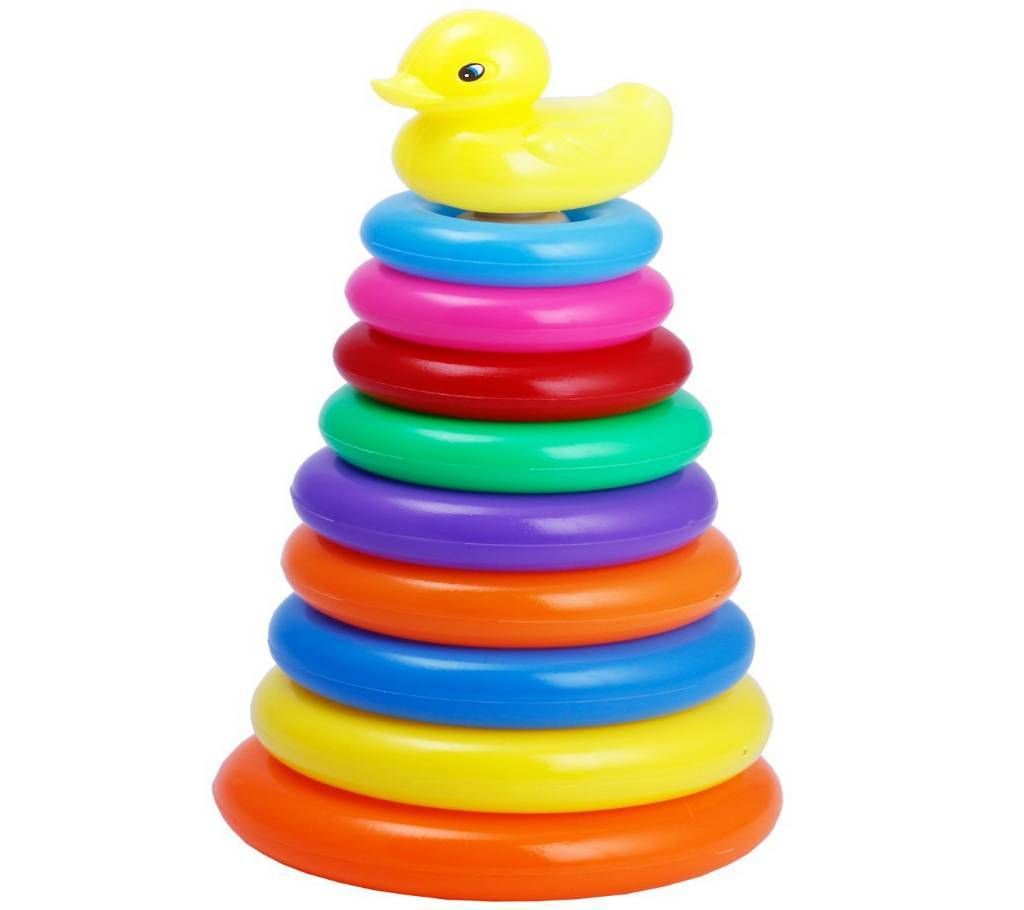 Rings Tower Construction Toy - Multi-color