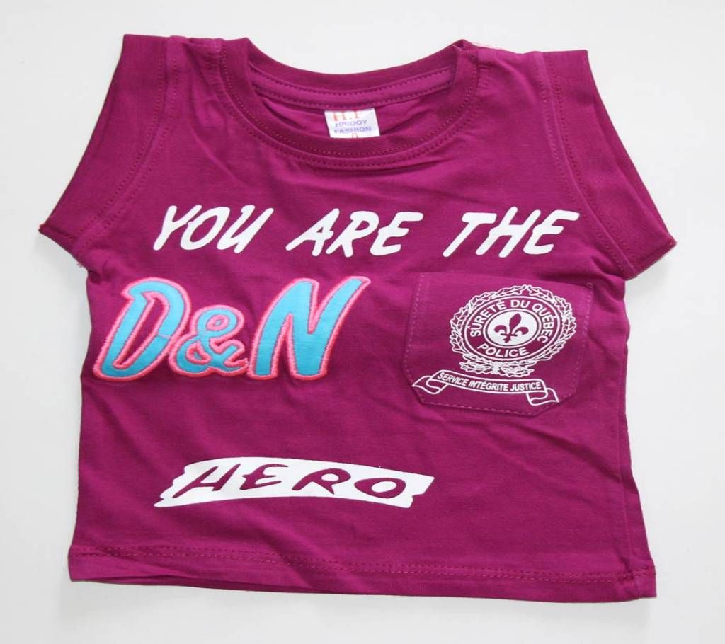 Purple Soft Boys Baby Tshirt