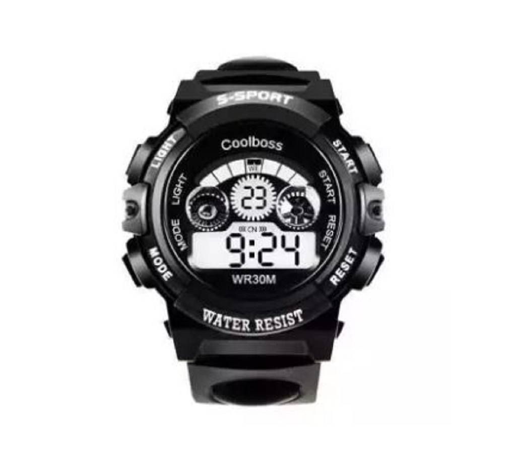 Digital Watch for Men - Black