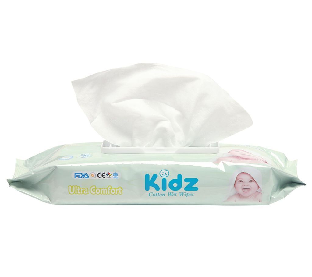 Kidz Cotton Baby Wet Wipes 56pc
