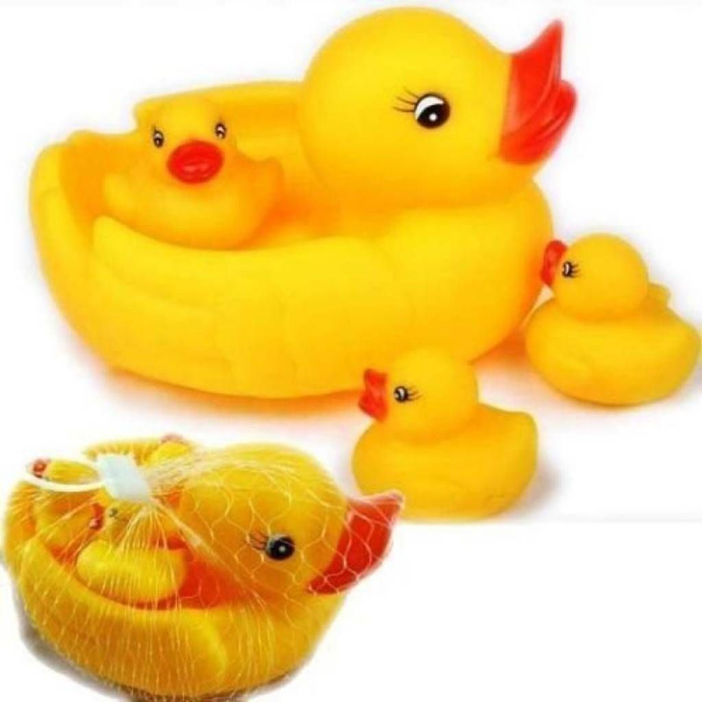 Duck Family Baby Bathing Toys Set 